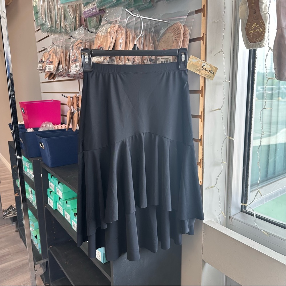 Black Salsa Dance Skirt